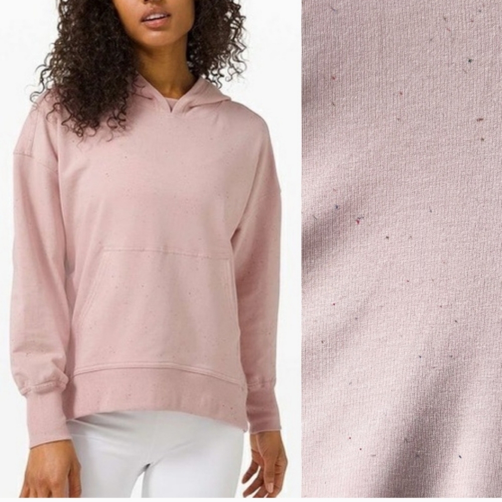 Lululemon Pink LA Confetti Hoodie Size 2